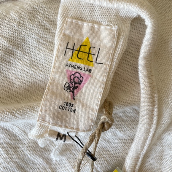 Purchased in Greece Brand "NEW" cream tank top - Picture 5 of 5